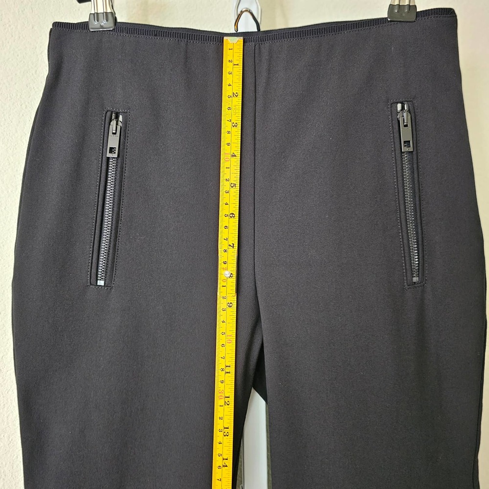 RAG AND BONE Women's Simone Slim Fit Black Cotton Sport Zipper Pants Sz 6 - Picture 13 of 15